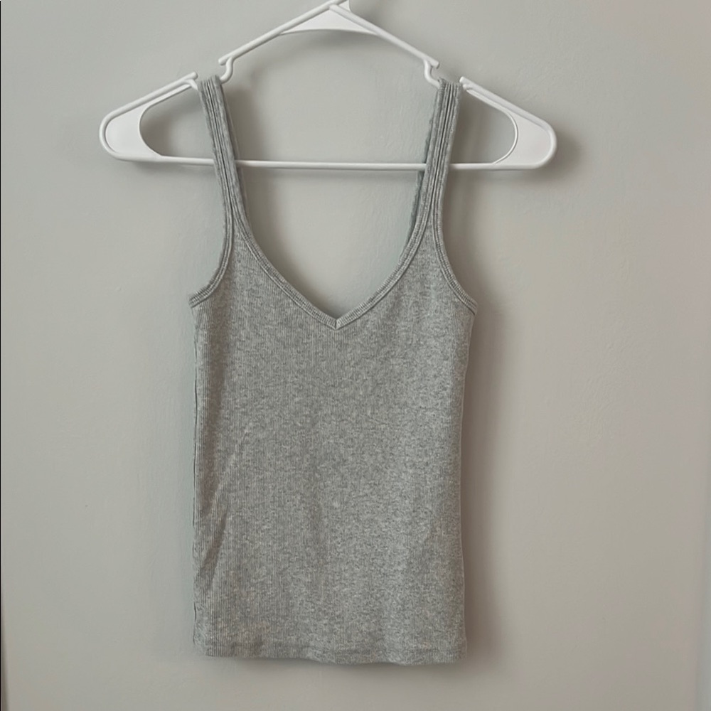 A&F Essentials Grey Tank Size S